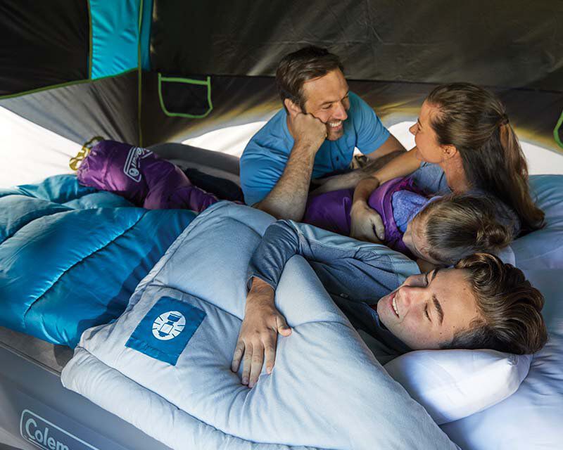 Saco de Dormir Cobertor Camping Trekking Coleman Stratus Fleece