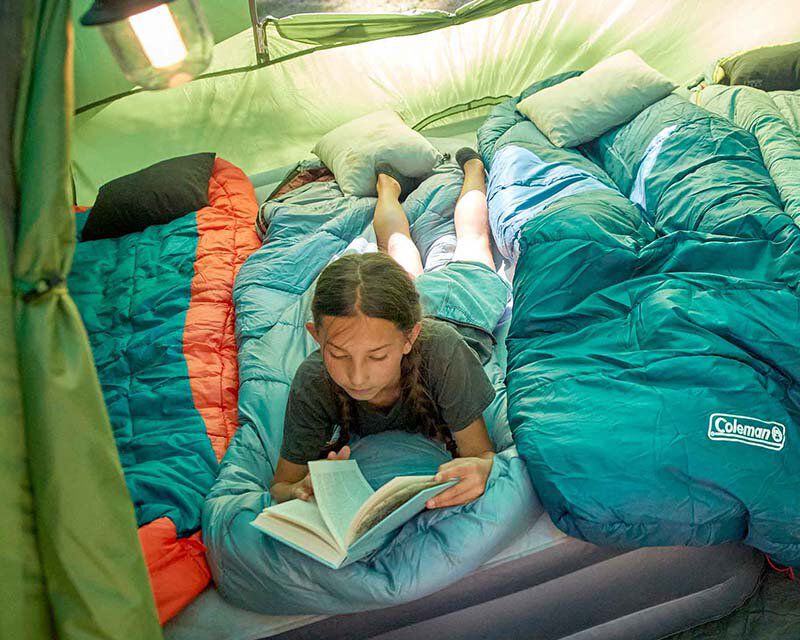 Saco de Dormir Cobertor Camping Trekking Coleman Stratus Fleece